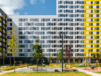 Russland Wohnblock